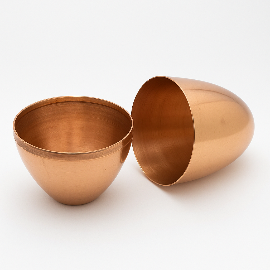 Copper Lingam - Concave