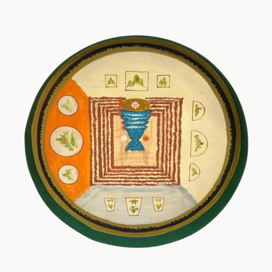 Cosmological Mandala with Mount Meru